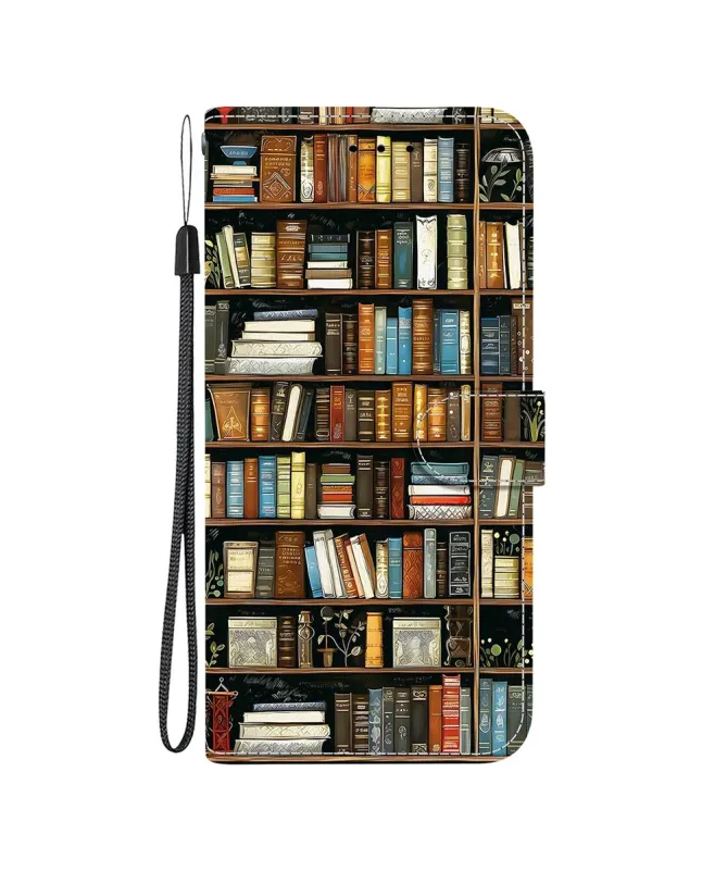 Housse Xiaomi Redmi 15C 4G Bibliothèque Vintage