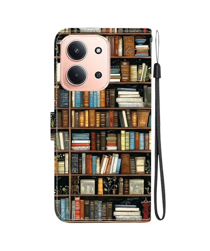 Housse Xiaomi Redmi 15C 4G Bibliothèque Vintage