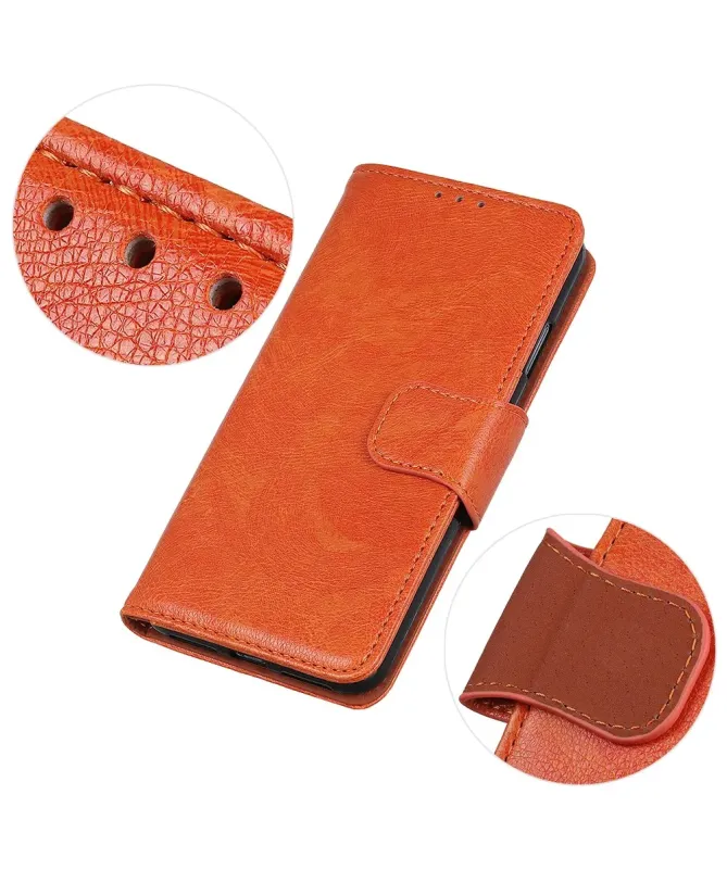 Housse Xiaomi Redmi 15C 4G Style Cuir Vieilli