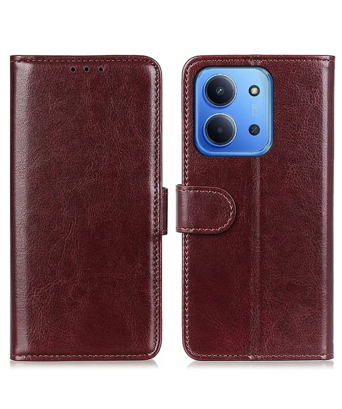 Housse Xiaomi Redmi 15C 4G Effet Cuir Vieilli