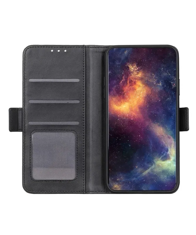 Étui Xiaomi Redmi 15C 4G portefeuille revêtement simili cuir mat