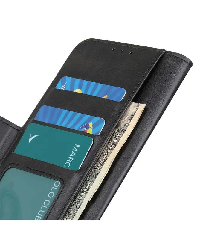 Étui Xiaomi Redmi 15C 4G portefeuille revêtement simili cuir mat