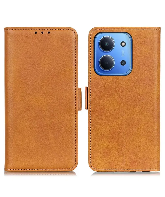 Étui Xiaomi Redmi 15C 4G portefeuille revêtement simili cuir mat