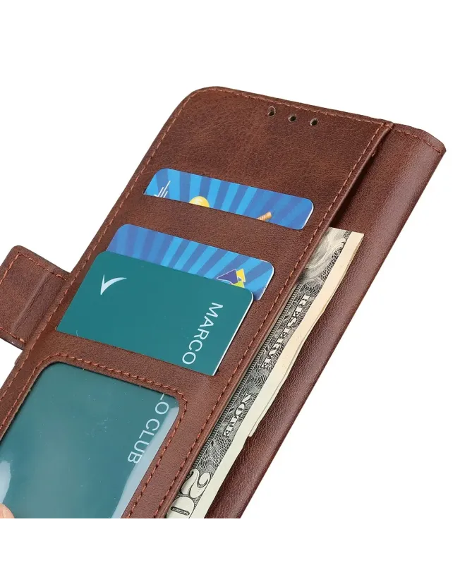 Étui Xiaomi Redmi 15C 4G portefeuille revêtement simili cuir mat
