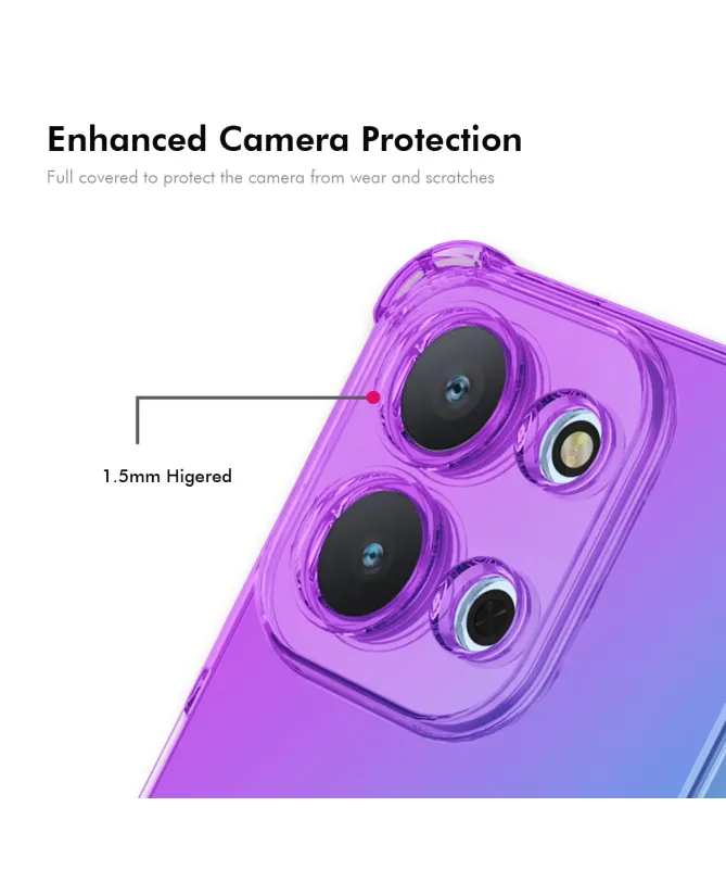 Coque Xiaomi Redmi 15C 4G Transparente Bicolore