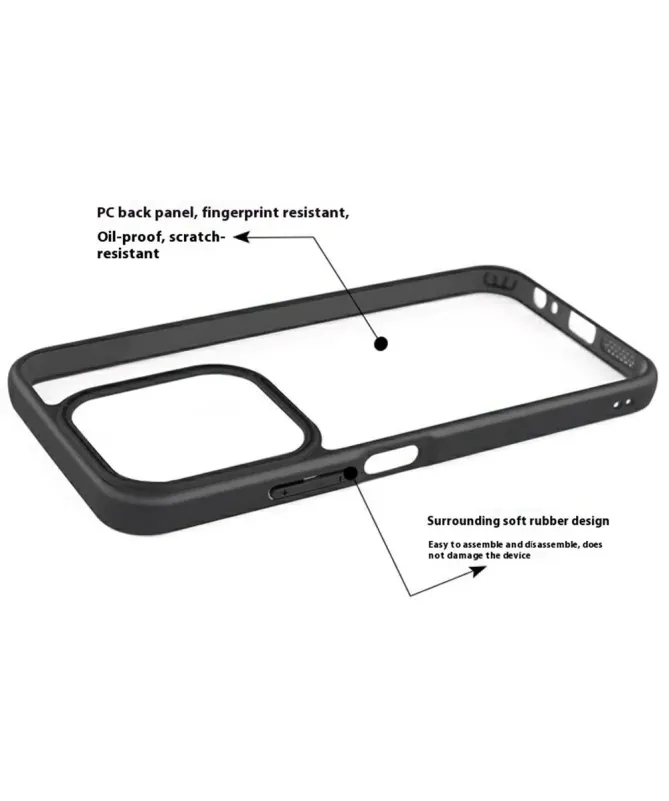 Coque Xiaomi Redmi 15C 4G Style Bumper Transparent