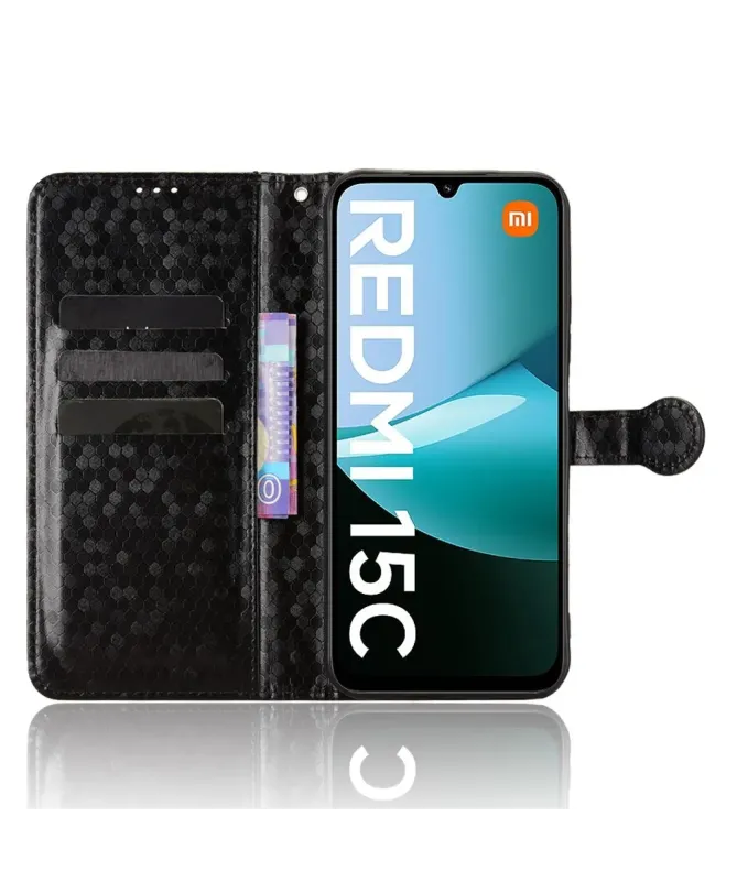 Housse Xiaomi Redmi 15C 4G Alvéole Porte-cartes