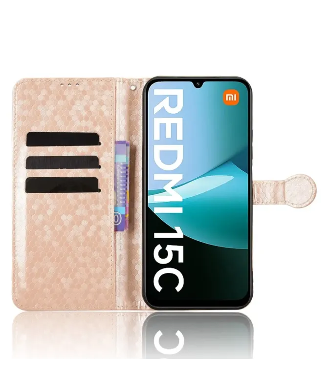 Housse Xiaomi Redmi 15C 4G Alvéole Porte-cartes