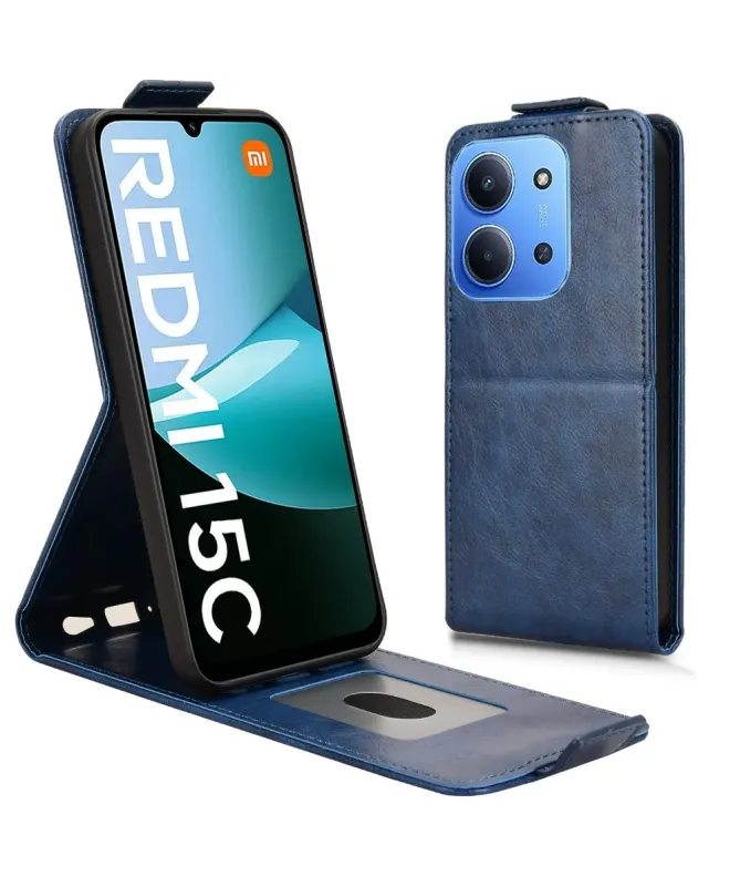 Housse Xiaomi Redmi 15C 4G à Clapet Vertical
