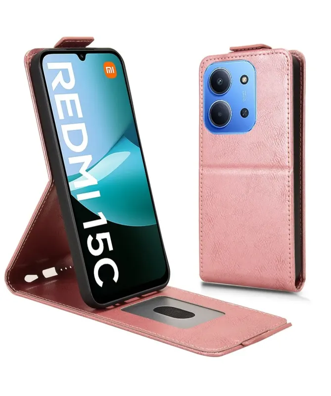 Housse Xiaomi Redmi 15C 4G à Clapet Vertical