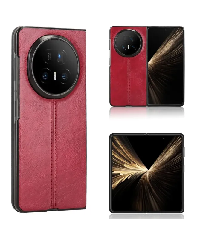 Coque Honor Magic V5 Effet Cuir et Surpiqûre