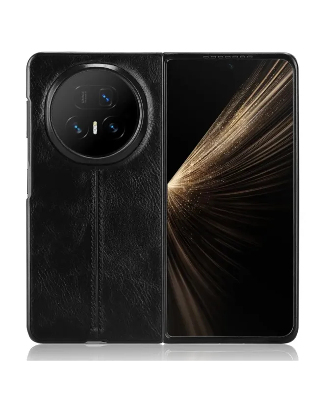 Coque Honor Magic V5 Effet Cuir et Surpiqûre
