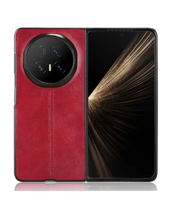 Coque Honor Magic V5 Effet Cuir et Surpiqûre