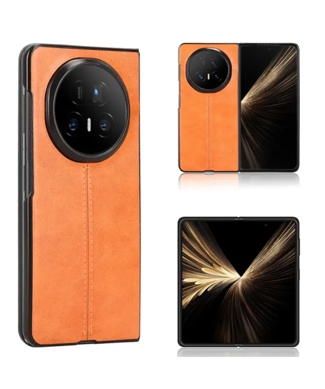 Coque Honor Magic V5 Effet Cuir et Surpiqûre