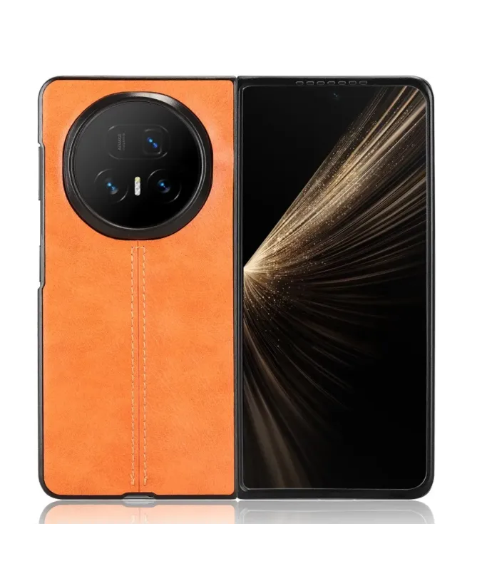 Coque Honor Magic V5 Effet Cuir et Surpiqûre