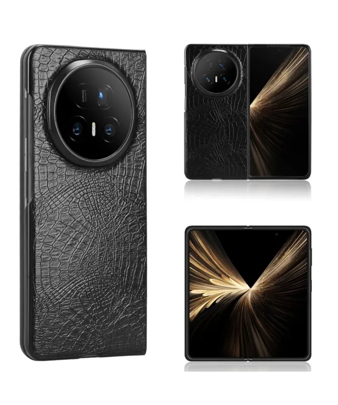 Coque Honor Magic V5 effet peau de croco