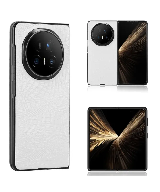 Coque Honor Magic V5 effet peau de croco