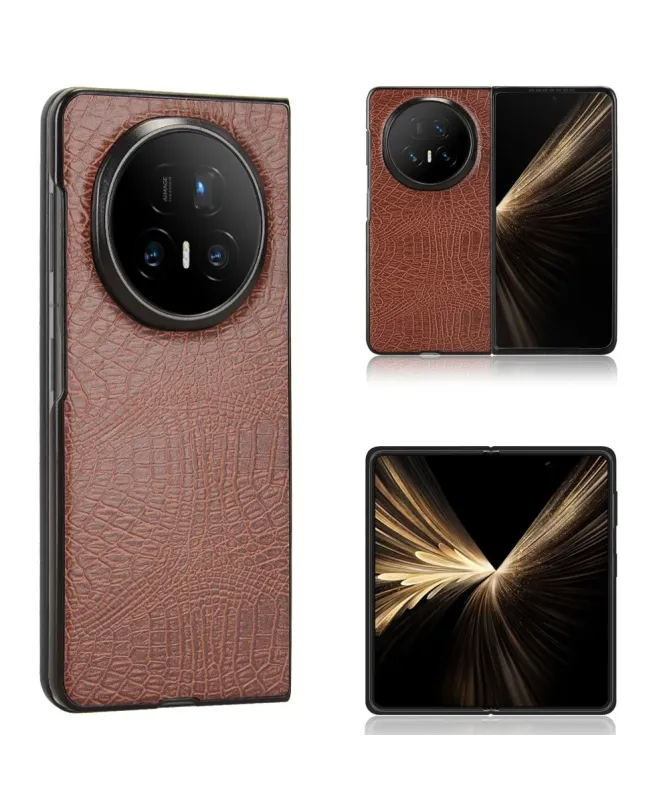 Coque Honor Magic V5 effet peau de croco