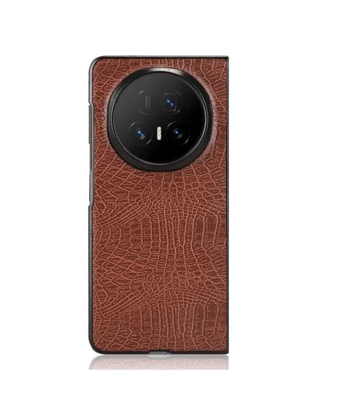Coque Honor Magic V5 effet peau de croco