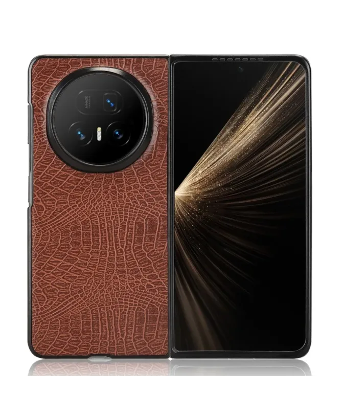 Coque Honor Magic V5 effet peau de croco