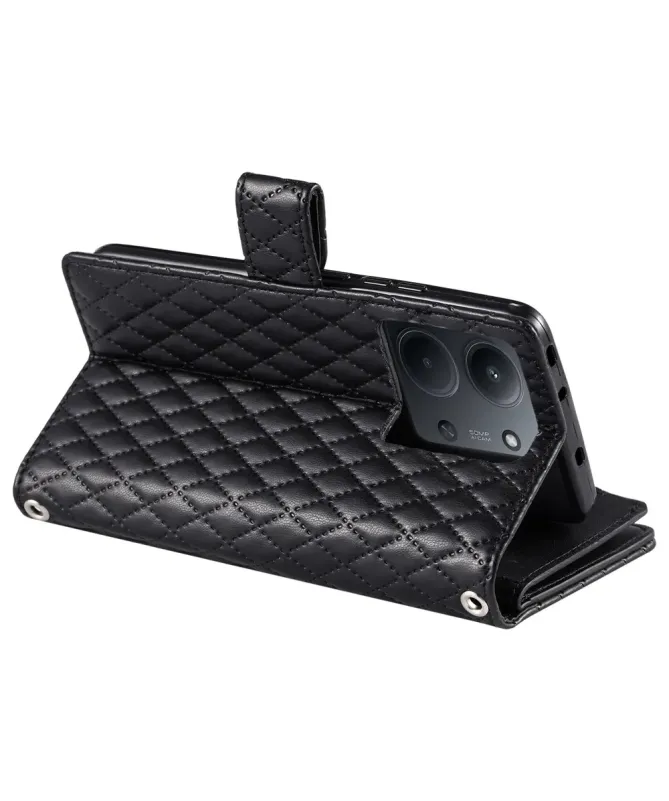 Housse Xiaomi Redmi 15C 4G Matelassée et Fermeture Éclair