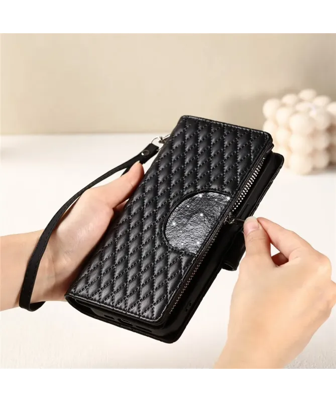 Housse Xiaomi Redmi 15C 4G Matelassée et Fermeture Éclair