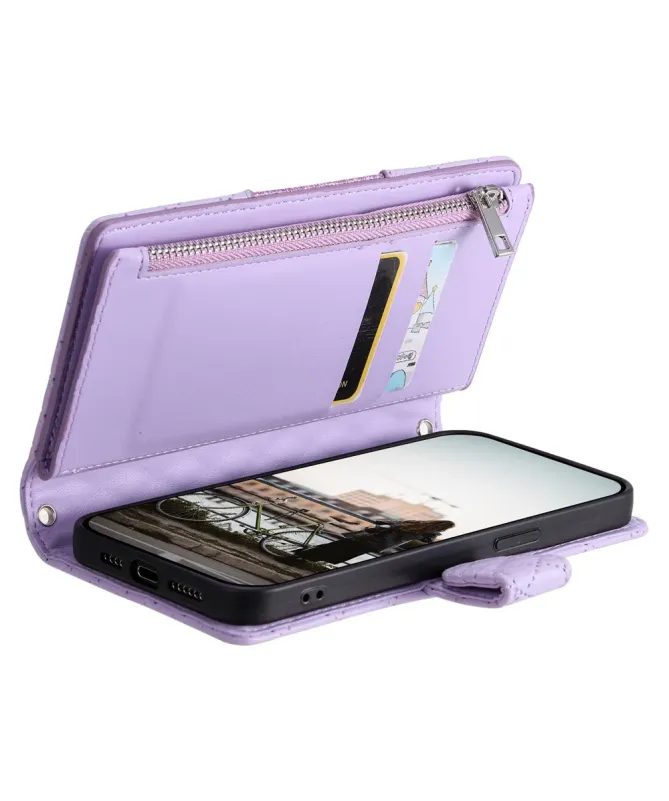 Housse Xiaomi Redmi 15C 4G Matelassée et Fermeture Éclair