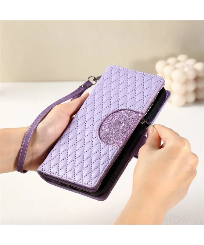 Housse Xiaomi Redmi 15C 4G Matelassée et Fermeture Éclair