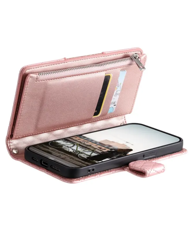 Housse Xiaomi Redmi 15C 4G Matelassée et Fermeture Éclair