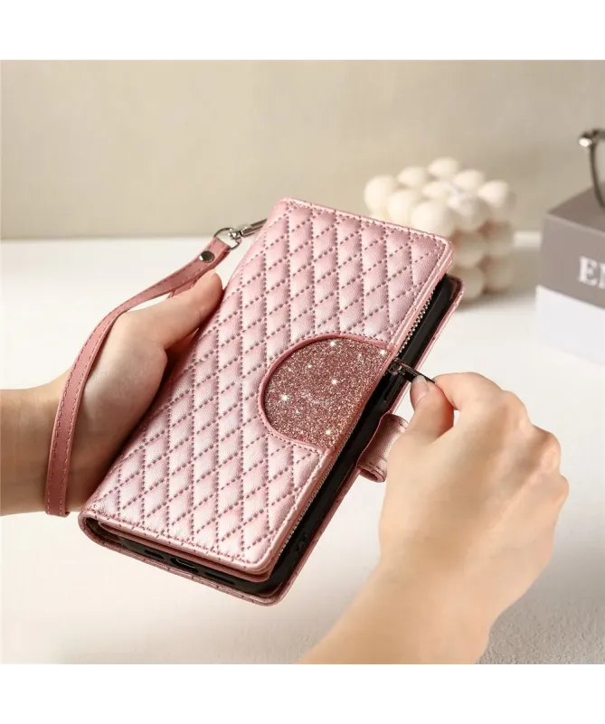 Housse Xiaomi Redmi 15C 4G Matelassée et Fermeture Éclair