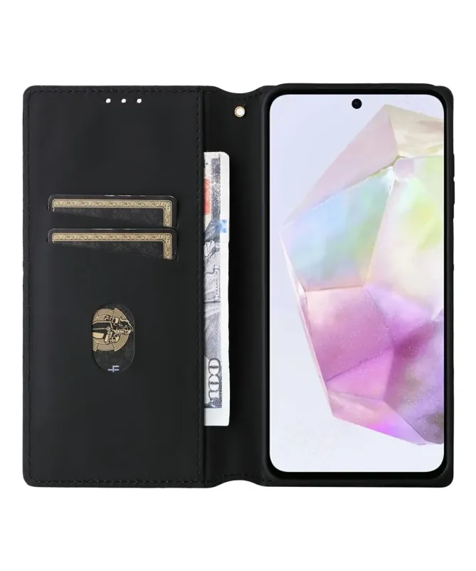 Housse Samsung Galaxy A17 5G flip cover design géométrie