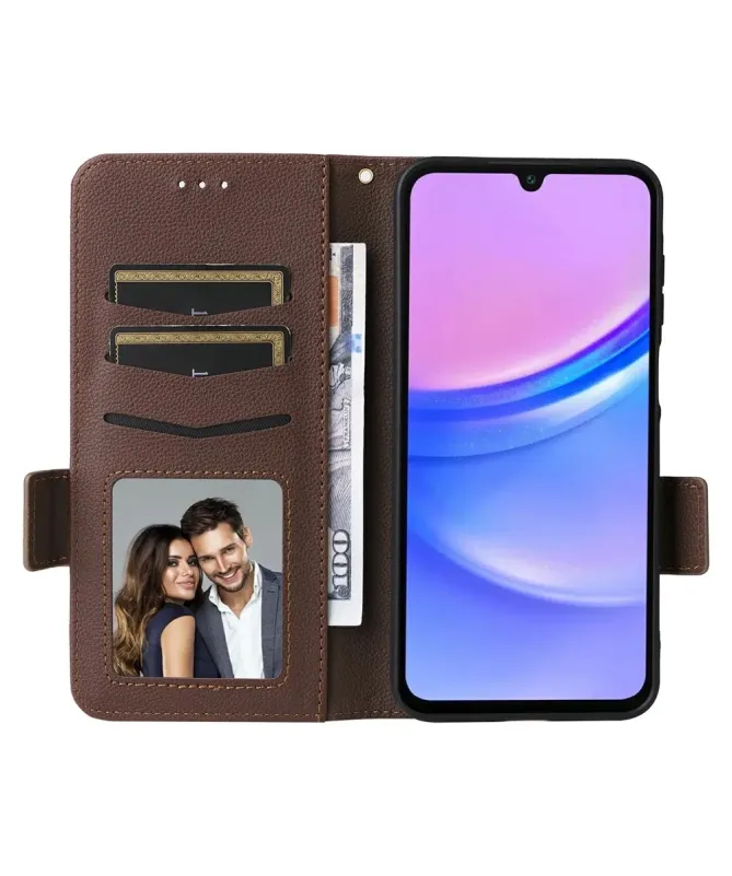 Housse Samsung Galaxy A17 5G effet cuir à Lanière | FOLKEN