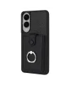 Coque Samsung Galaxy S25 Edge Porte-cartes Extractible et Anneau