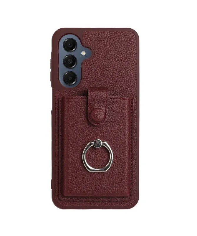Coque Samsung Galaxy A17 / A26 5G Porte-cartes Extractible et Anneau