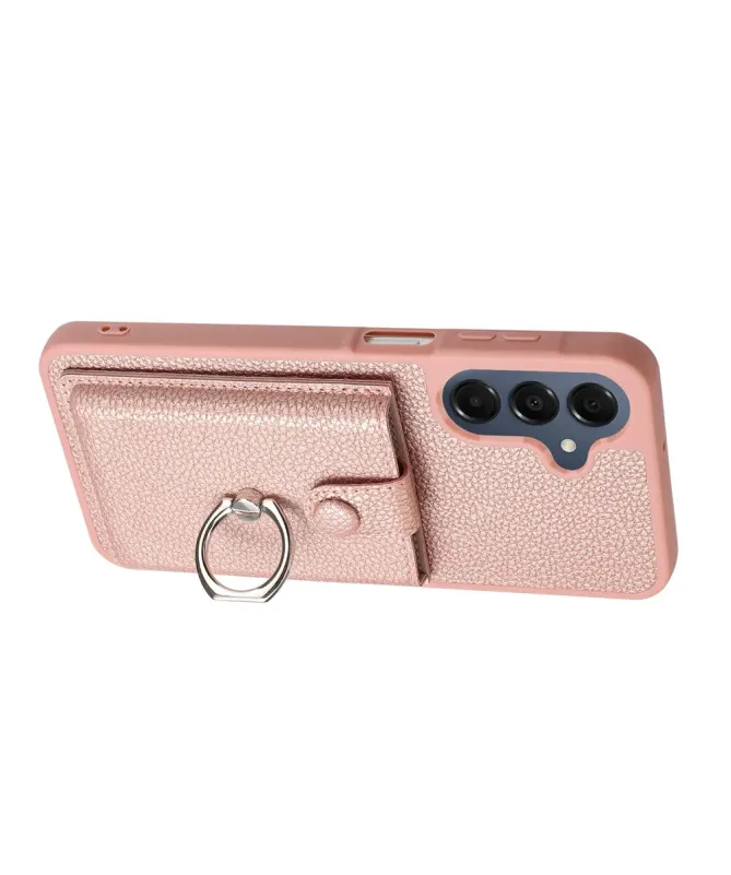 Coque Samsung Galaxy A17 / A26 5G Porte-cartes Extractible et Anneau