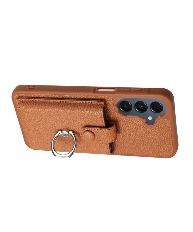 Coque Samsung Galaxy A17 / A26 5G Porte-cartes Extractible et Anneau