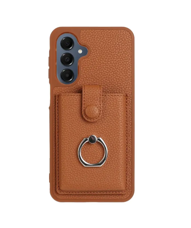 Coque Samsung Galaxy A17 / A26 5G Porte-cartes Extractible et Anneau