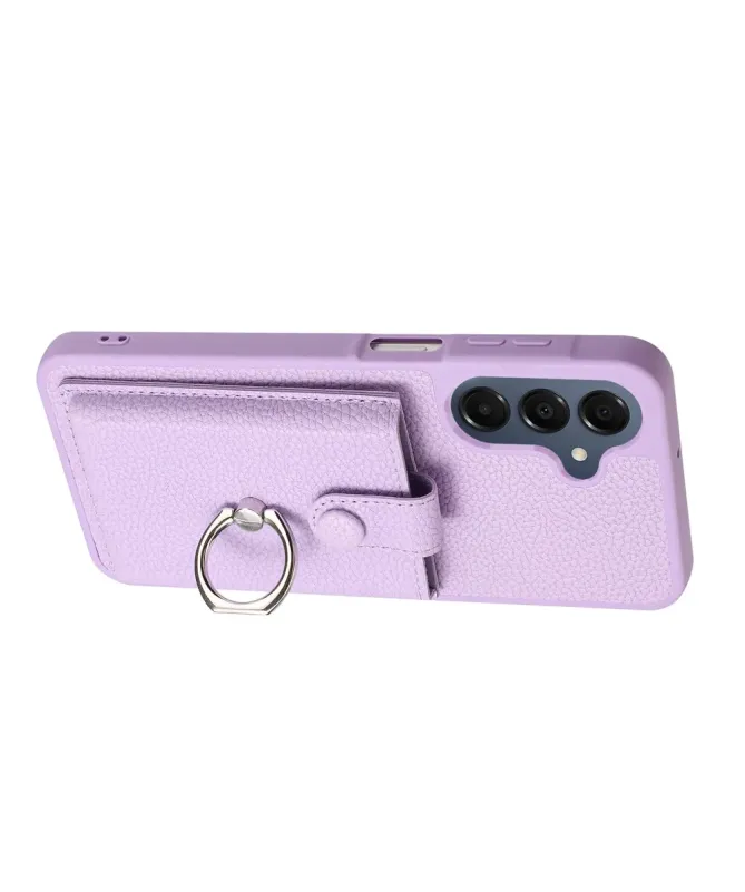 Coque Samsung Galaxy A17 / A26 5G Porte-cartes Extractible et Anneau