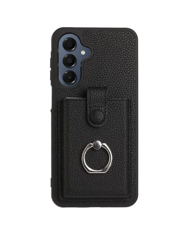 Coque Samsung Galaxy A17 / A26 5G Porte-cartes Extractible et Anneau