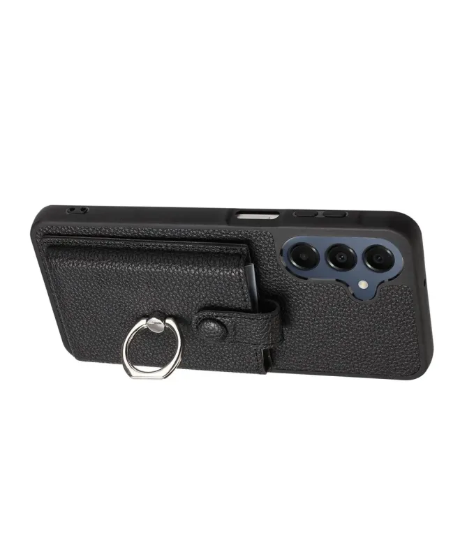 Coque Samsung Galaxy A17 / A26 5G Porte-cartes Extractible et Anneau