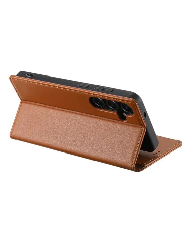 Housse Samsung Galaxy S25 N.BEKUS avec Protection RFID Marron Clair - photo 20