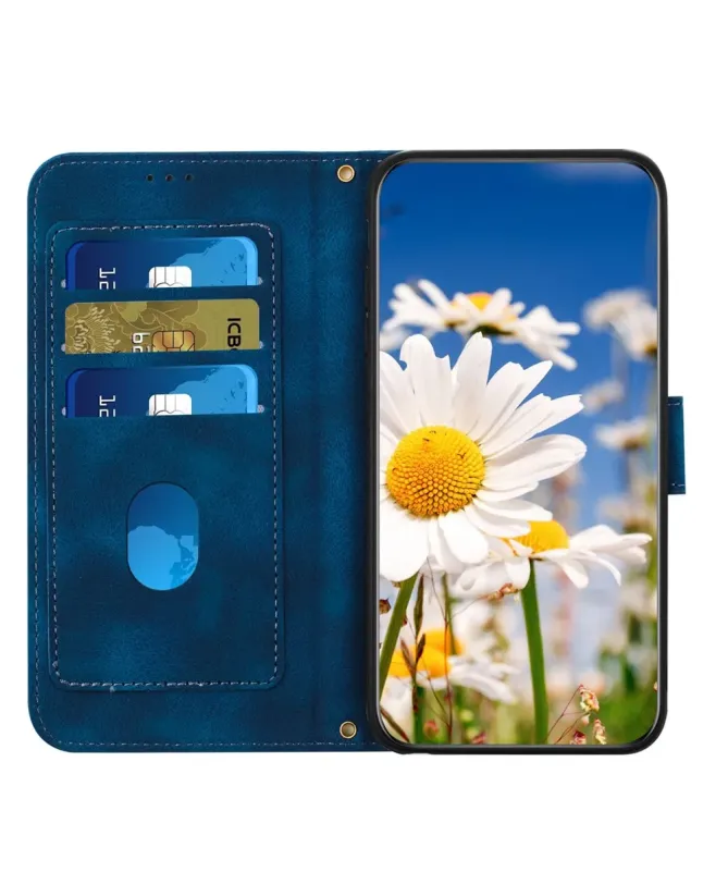 Housse Honor 400 Smart 5G / 4G Fleurs Exotiques avec Dragonne