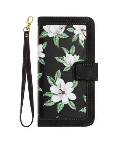 Housse Honor 400 Smart 5G / 4G Magnolias avec Dragonne