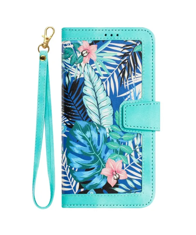 Housse Honor 400 Smart 5G / 4G Tropicale avec Dragonne