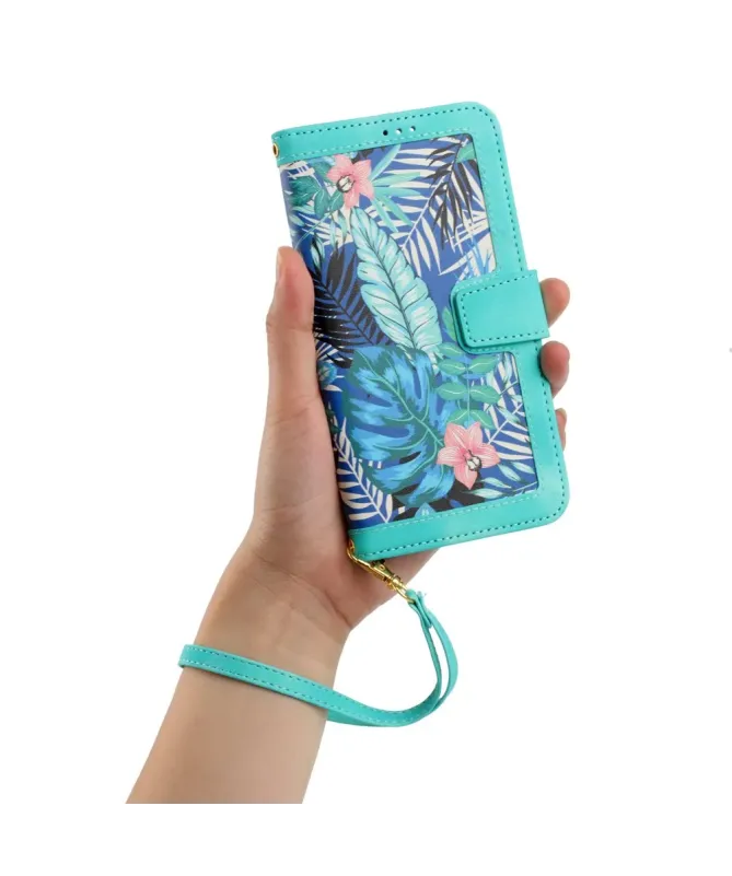 Housse Honor 400 Smart 5G / 4G Tropicale avec Dragonne