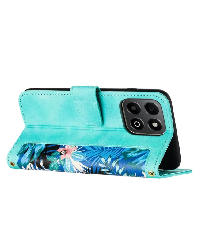 Housse Honor 400 Smart 5G / 4G Tropicale avec Dragonne