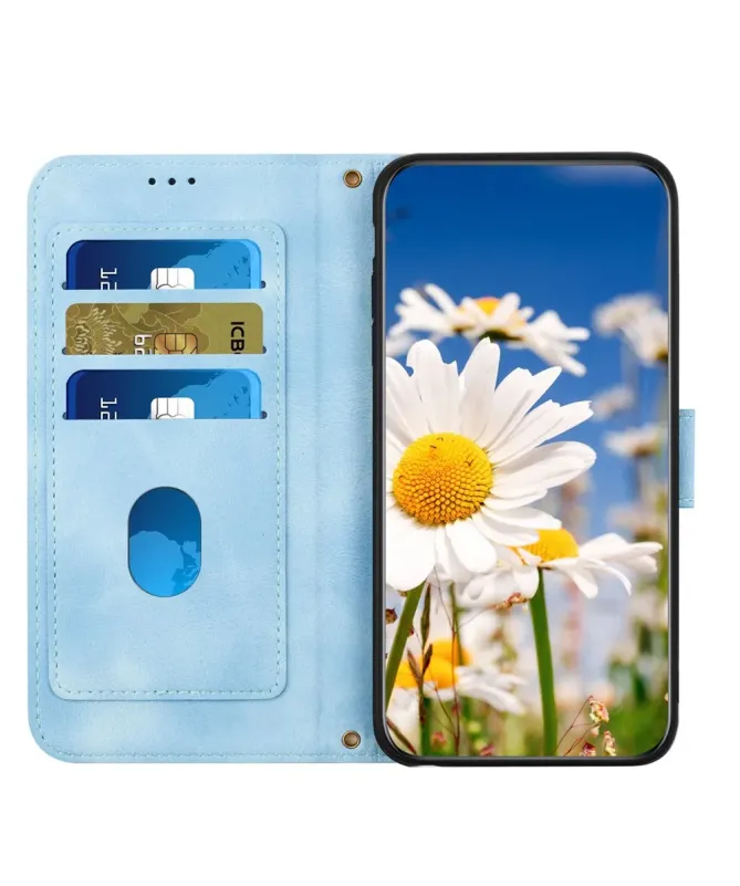 Housse Honor 400 Smart 5G / 4G Florale avec Dragonne