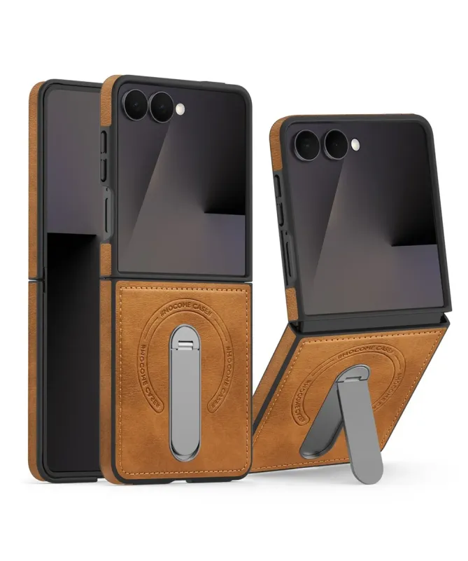 Coque Samsung Galaxy Z Flip 7 MagSafe avec Béquille Rotative 360°