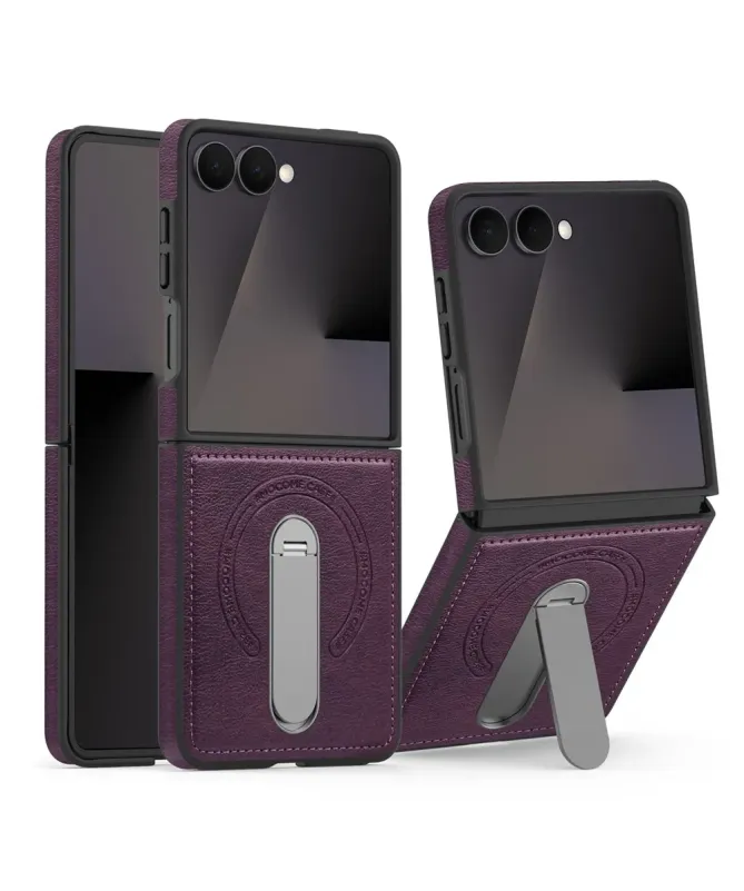 Coque Samsung Galaxy Z Flip 7 MagSafe avec Béquille Rotative 360°