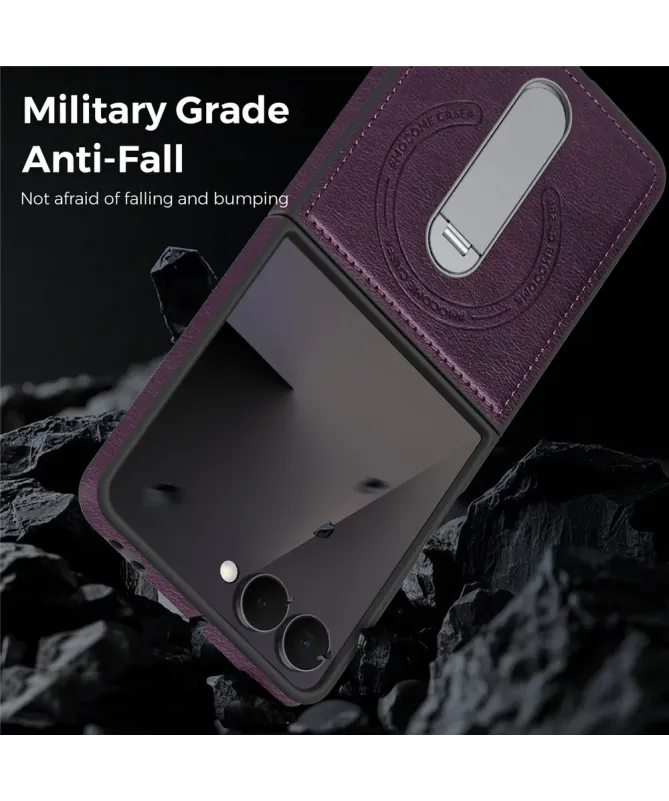 Coque Samsung Galaxy Z Flip 7 MagSafe avec Béquille Rotative 360°